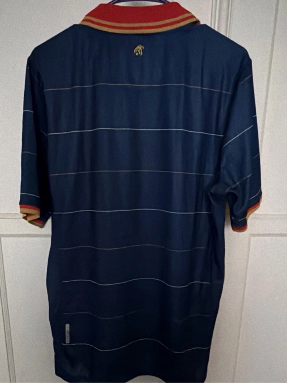Kappa Kombat Men's Soccer Jersey Short Sleeve Polyester Blue Regular XL - Picture 9 of 10